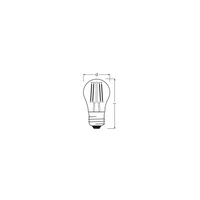 OSRAM HOMELIGHTING 4099854443947 LED EEK D (A - G) E27 3.4 W Warmweiß (Ø x H) 45.00 mm x 45.00 mm 1 OSRAM HOMELIGHTING 4099854443947 LED EEK D (A - G) E27 3.4 W Warmweiß (Ø x H) 45.00 mm x 45.00 mm 1