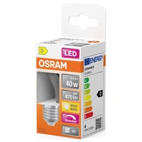 OSRAM HOMELIGHTING 4099854443947 LED EEK D (A - G) E27 3.4 W Warmweiß (Ø x H) 45.00 mm x 45.00 mm 1 OSRAM HOMELIGHTING 4099854443947 LED EEK D (A - G) E27 3.4 W Warmweiß (Ø x H) 45.00 mm x 45.00 mm 1