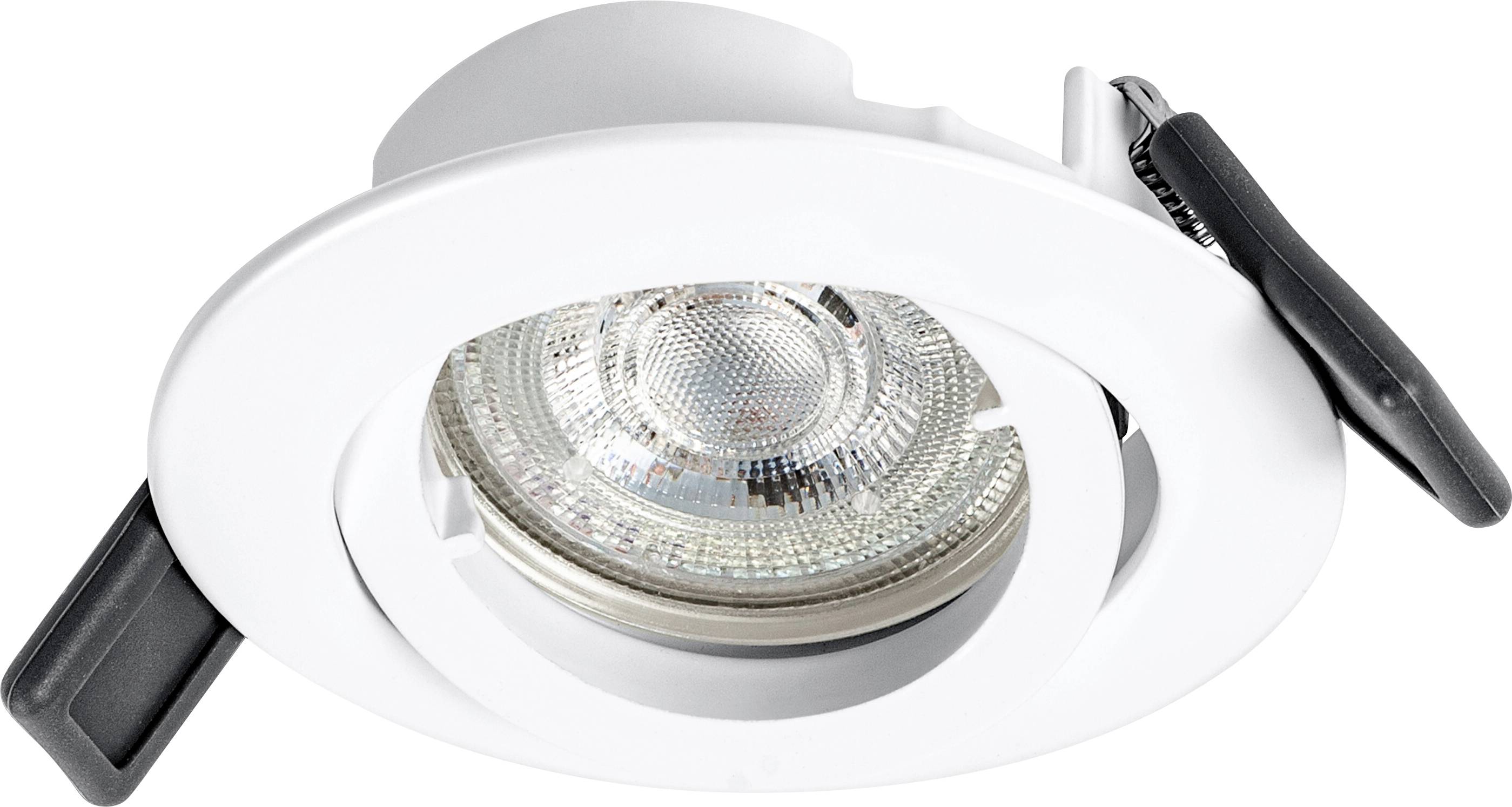 OSRAM HOMELIGHTING 4099854444494 Spotlight Recess Set Incl. Osram LED 4.3W GU10 White LED-Deckenleuchte 4.30 W Weiß