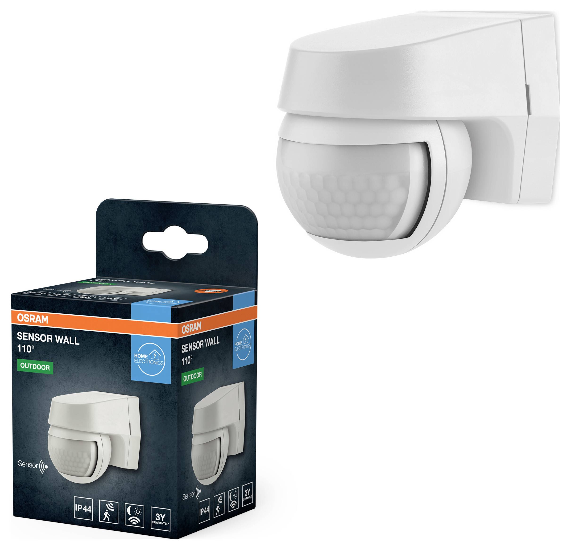 OSRAM HOMELIGHTING SENSOR WALL 110DEG IP44 WT 4099854454134 LED-Außenwandleuchte