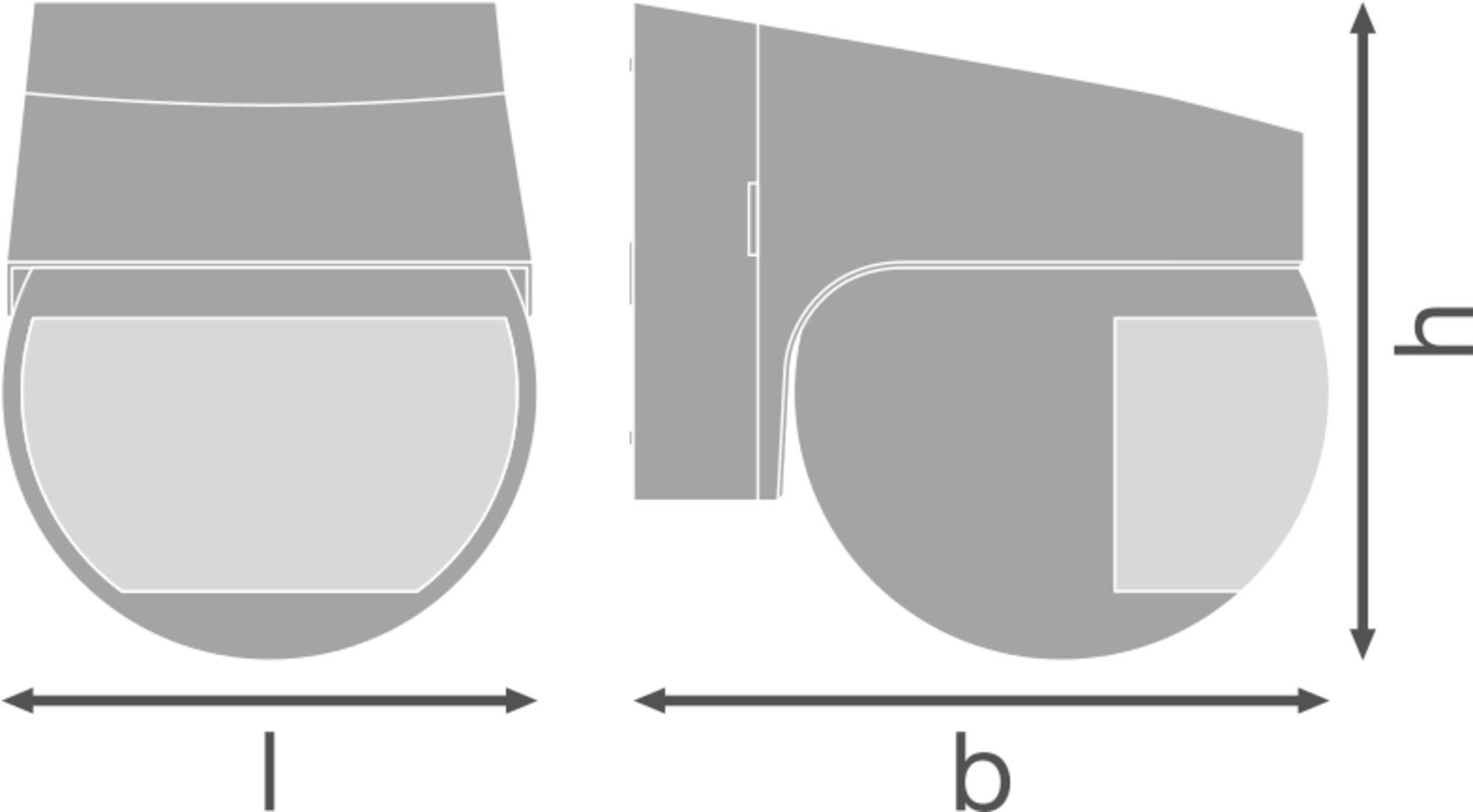 OSRAM HOMELIGHTING SENSOR WALL 110DEG IP44 WT 4099854454134 LED-Außenwandleuchte