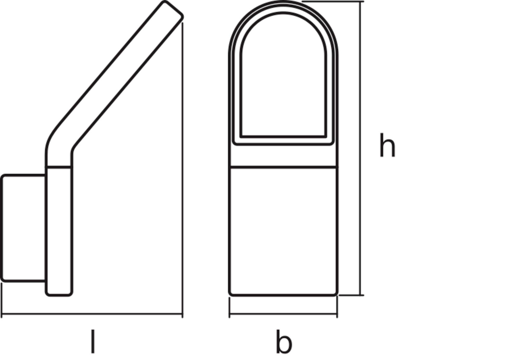 OSRAM HOMELIGHTING ENDURA Style Wall Sensor IP54 12W Dark Gray 4099854453939 LED-Außenwandleuchte