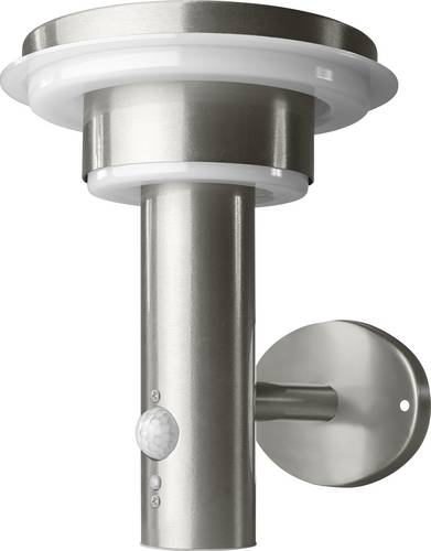 OSRAM ENDURA Style Solar Wall Sensor Double Circle 6W Stainless Steel 4099854455384 LED-Außenwandle
