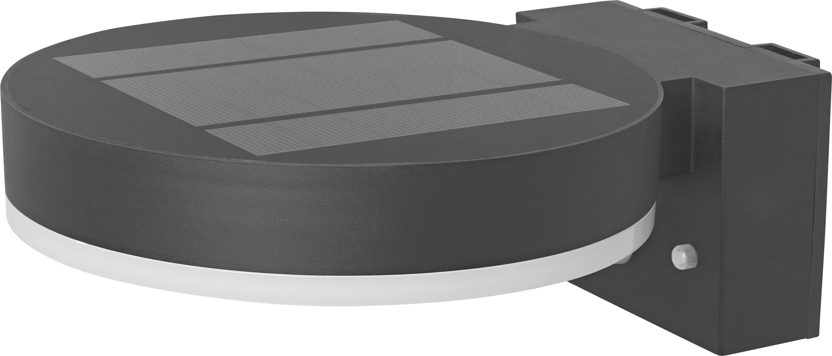 OSRAM HOMELIGHTING ENDURA Style Solar Wall Sensor Single Circle 6W Black 4099854455568 LED-Außenwandleuchte