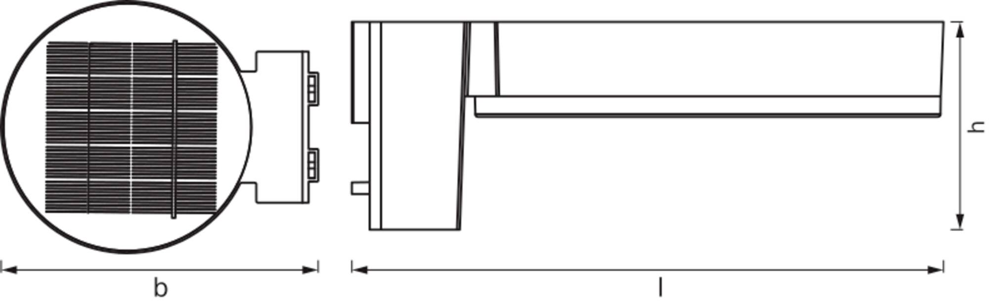 OSRAM HOMELIGHTING ENDURA Style Solar Wall Sensor Single Circle 6W Black 4099854455568 LED-Außenwandleuchte