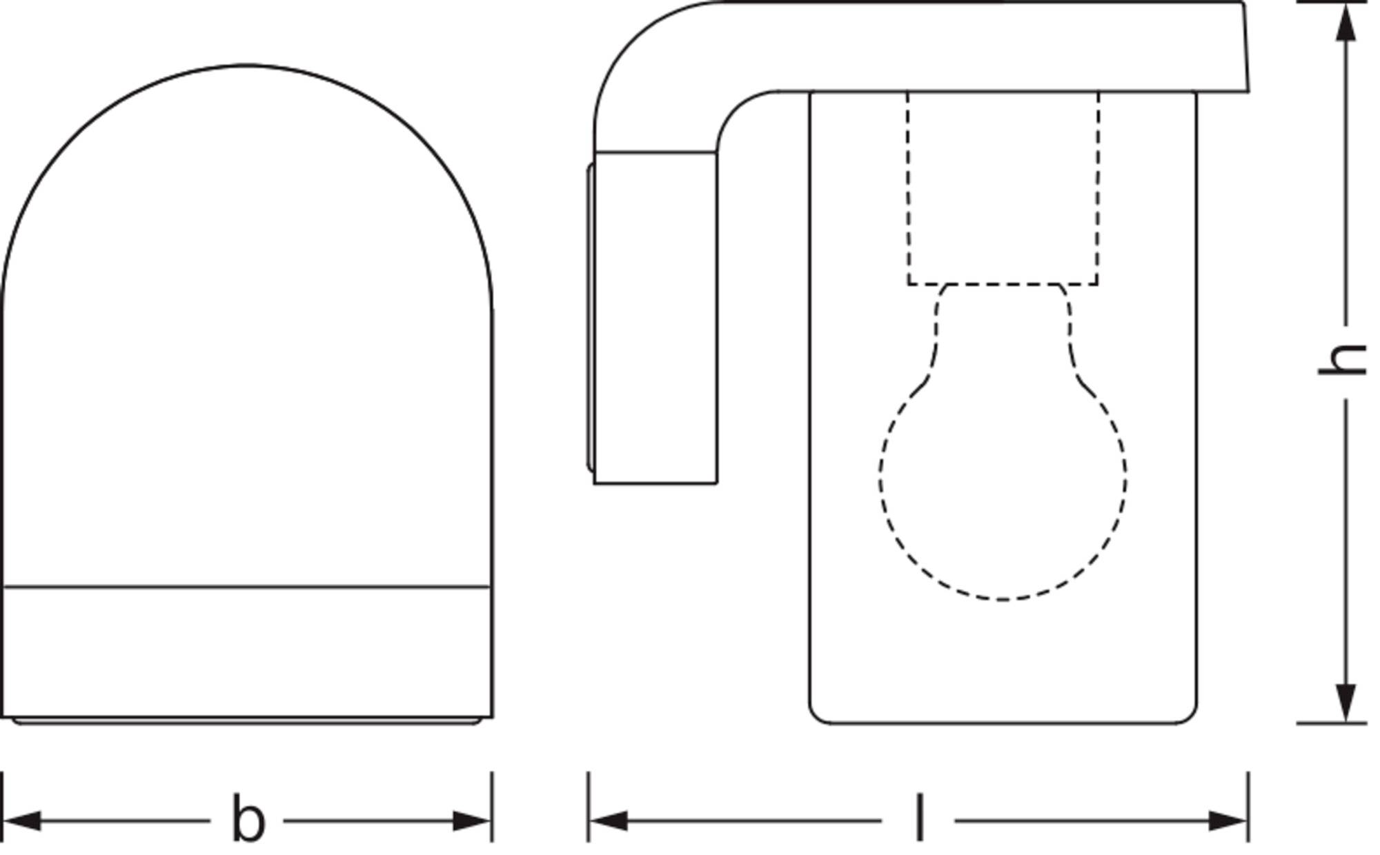 OSRAM HOMELIGHTING ENDURA Classic Cascade Wall E27 Clear 4099854461200 LED-Außenwandleuchte