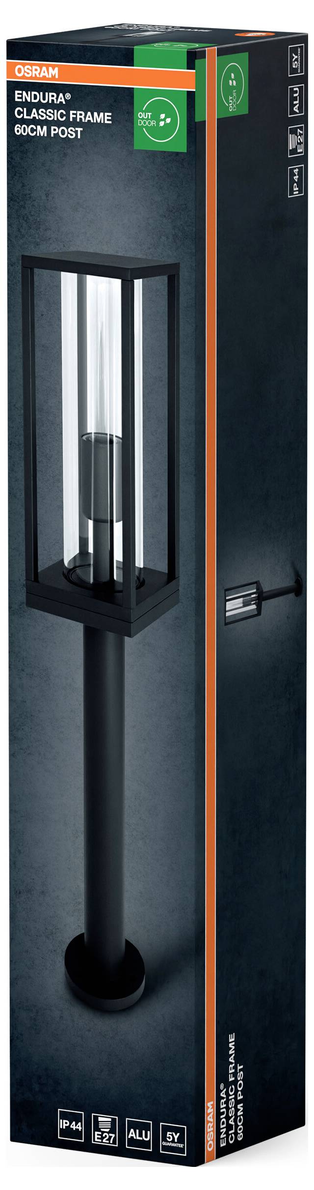 OSRAM HOMELIGHTING ENDURA Classic Frame 60cm Post E27 4099854452024 LED-Außenwandleuchte