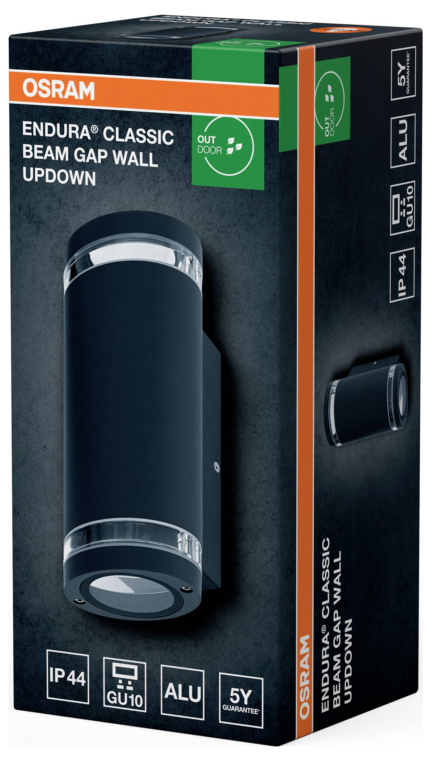 OSRAM HOMELIGHTING ENDURA Classic Beam Gap Wall UpDown GU10 4099854451980 LED-Außenwandleuchte