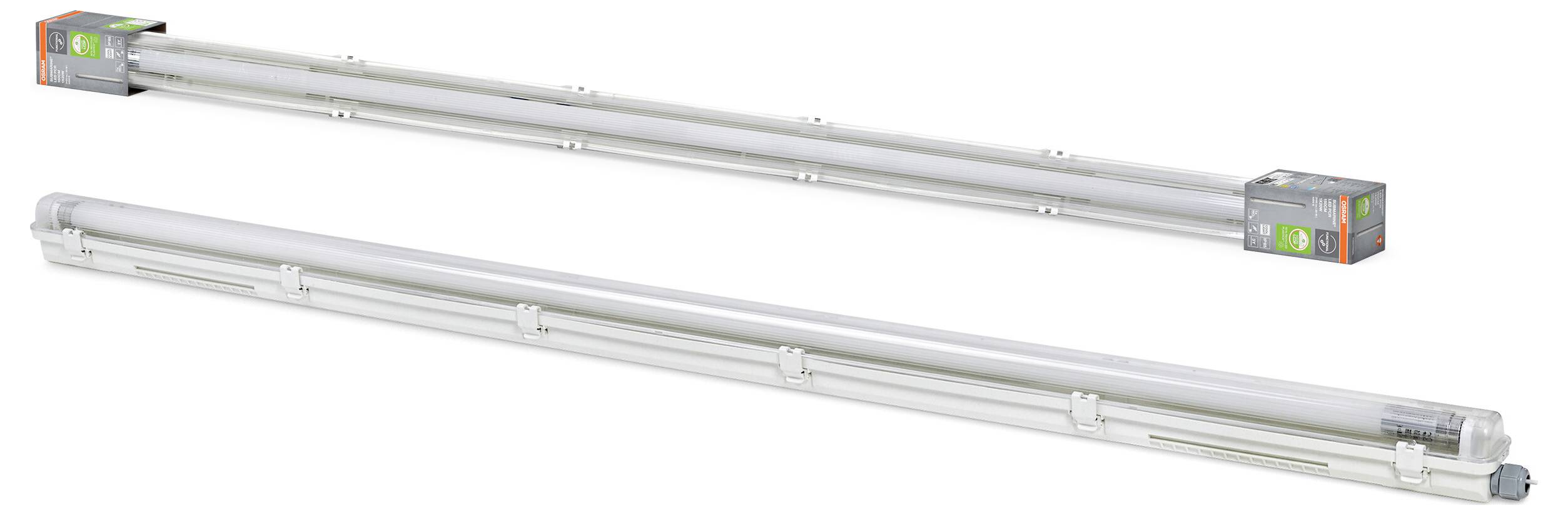 OSRAM HOMELIGHTING Submarine Recycled Plastic 150 1 X 20W 840 G13 T8 LED-Feuchtraumleuchte
