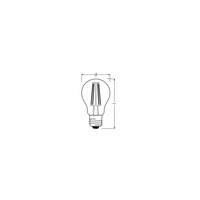 OSRAM HOMELIGHTING 4099854465055 LED EEK D (A - G) E27 5.9 W Warmweiß (Ø x H) 60.00 mm x 60.00 mm 1 OSRAM HOMELIGHTING 4099854465055 LED EEK D (A - G) E27 5.9 W Warmweiß (Ø x H) 60.00 mm x 60.00 mm 1