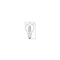 OSRAM HOMELIGHTING 4099854466755 LED EEK D (A - G) E14 1W Warmweiß (Ø x H) 45.00mm x 45.00mm 1St. OSRAM HOMELIGHTING 4099854466755 LED EEK D (A - G) E14 1W Warmweiß (Ø x H) 45.00mm x 45.00mm 1St.