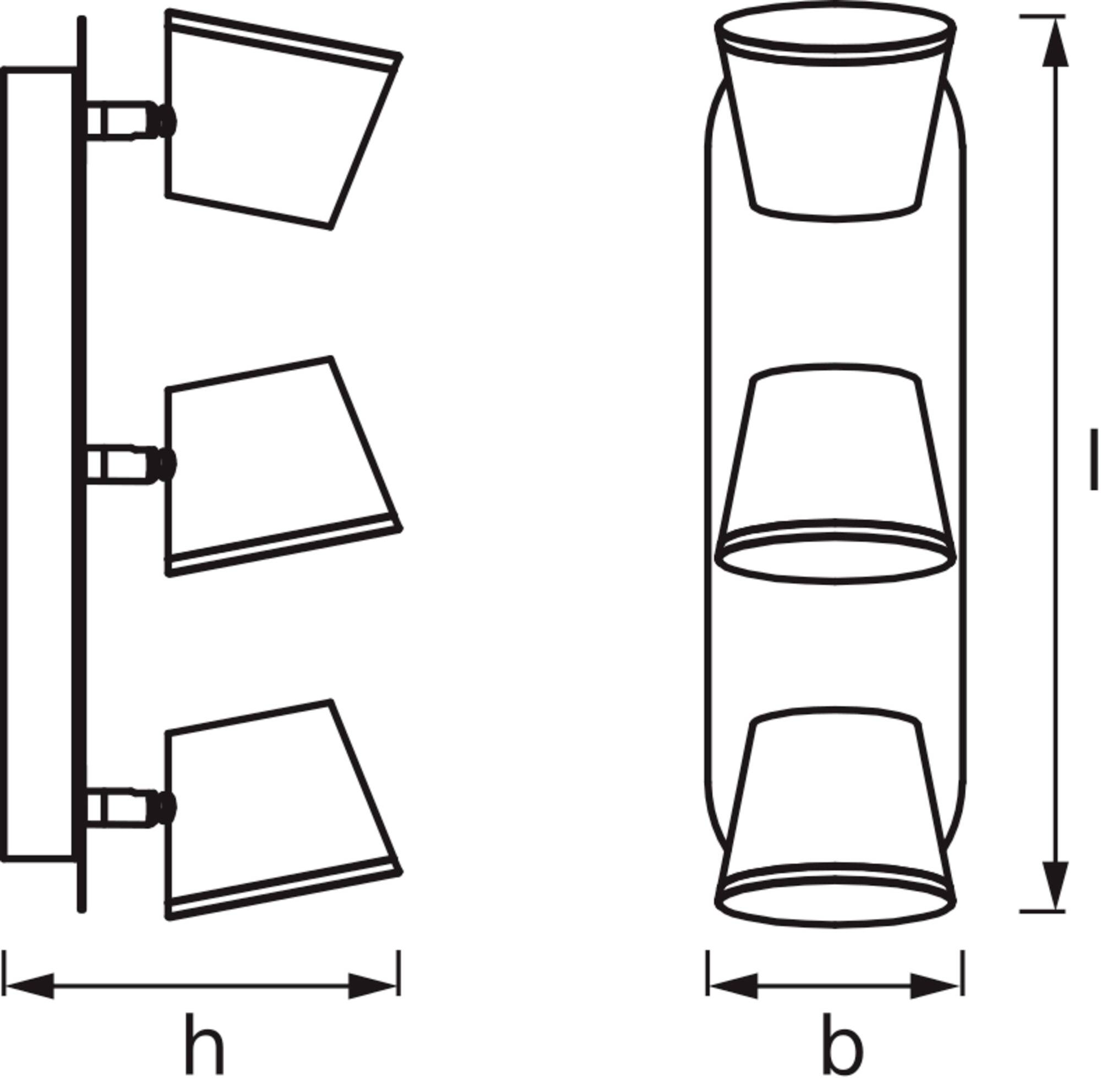OSRAM HOMELIGHTING LED Spot 3 x 7W IP44 Click-CCT 4099854455087 LED-Außenwandleuchte
