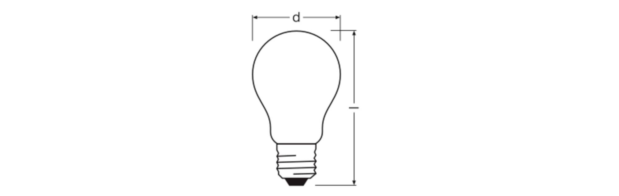 OSRAM HOMELIGHTING 4099854467813 LED EEK D (A - G) E27 5.9W Kaltweiß (Ø x H) 60.00mm x 60.00mm 1St.
