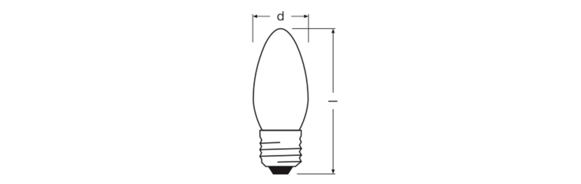 OSRAM HOMELIGHTING 4099854466885 LED EEK D (A - G) E27 1.8W Warmweiß (Ø x H) 35.00mm x 35.00mm 1St.