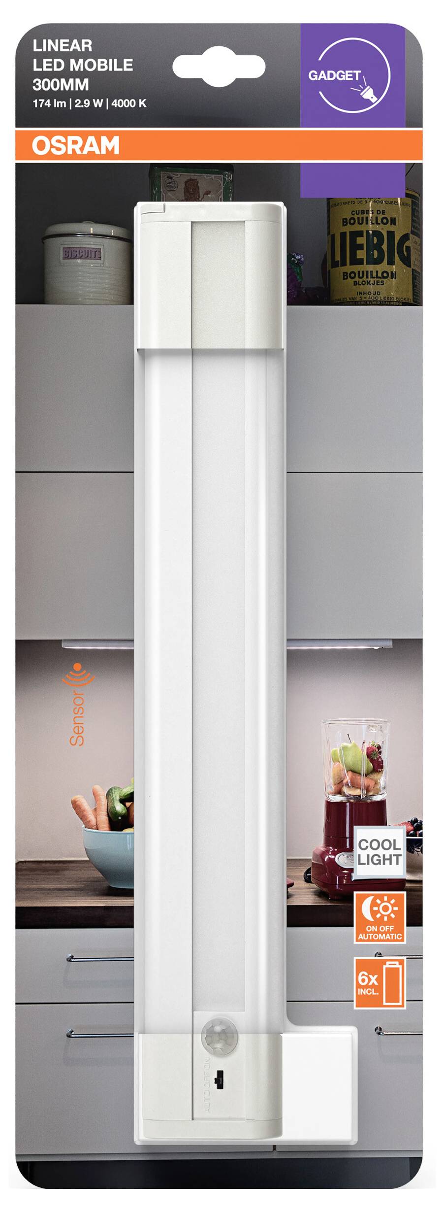 OSRAM HOMELIGHTING Linear LED Mobile Battery 300 White LED-Unterbauleuchte Weiß