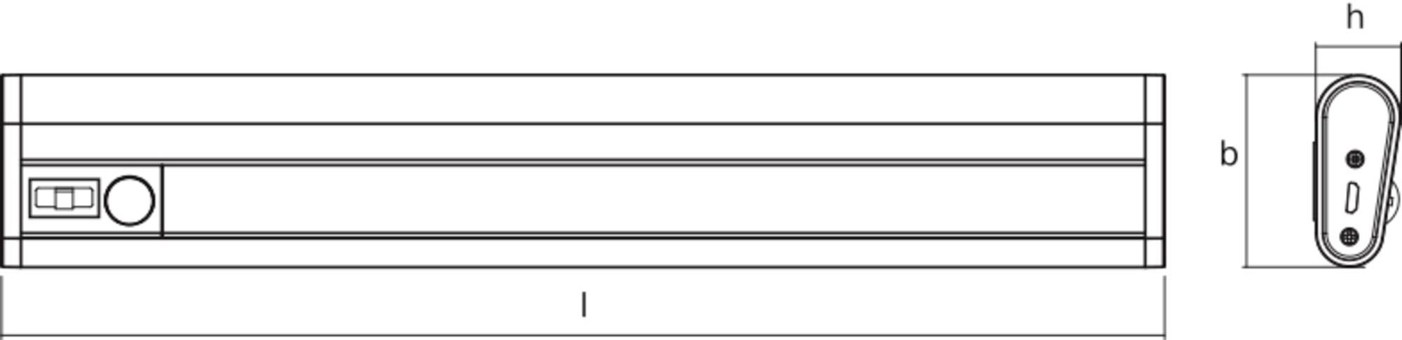 OSRAM HOMELIGHTING Linear LED Mobile USB 200 White 4099854497391 LED-Unterbauleuchte