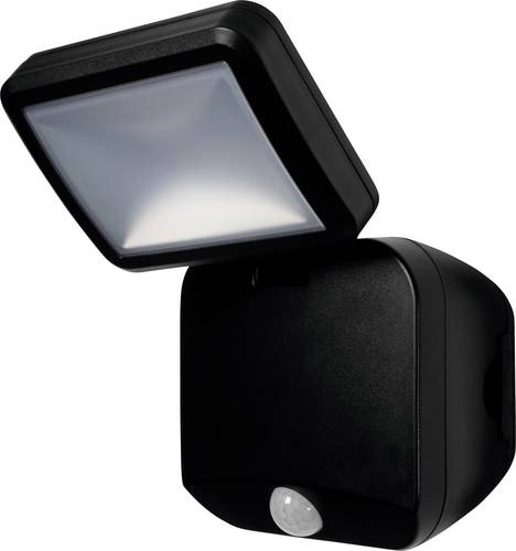 OSRAM HOMELIGHTING Battery LED Spotlight Sensor 4W 4000K IP54 Black 4099854497490 Außenstrahler