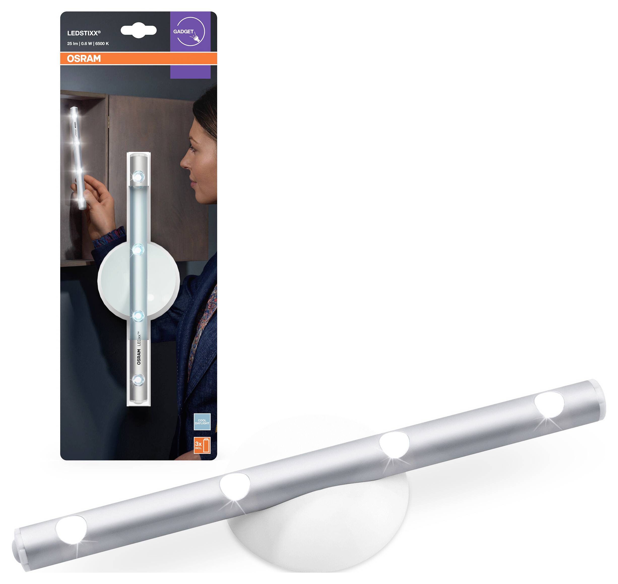 OSRAM HOMELIGHTING LEDstixx Silver 4099854497575 Außenstrahler