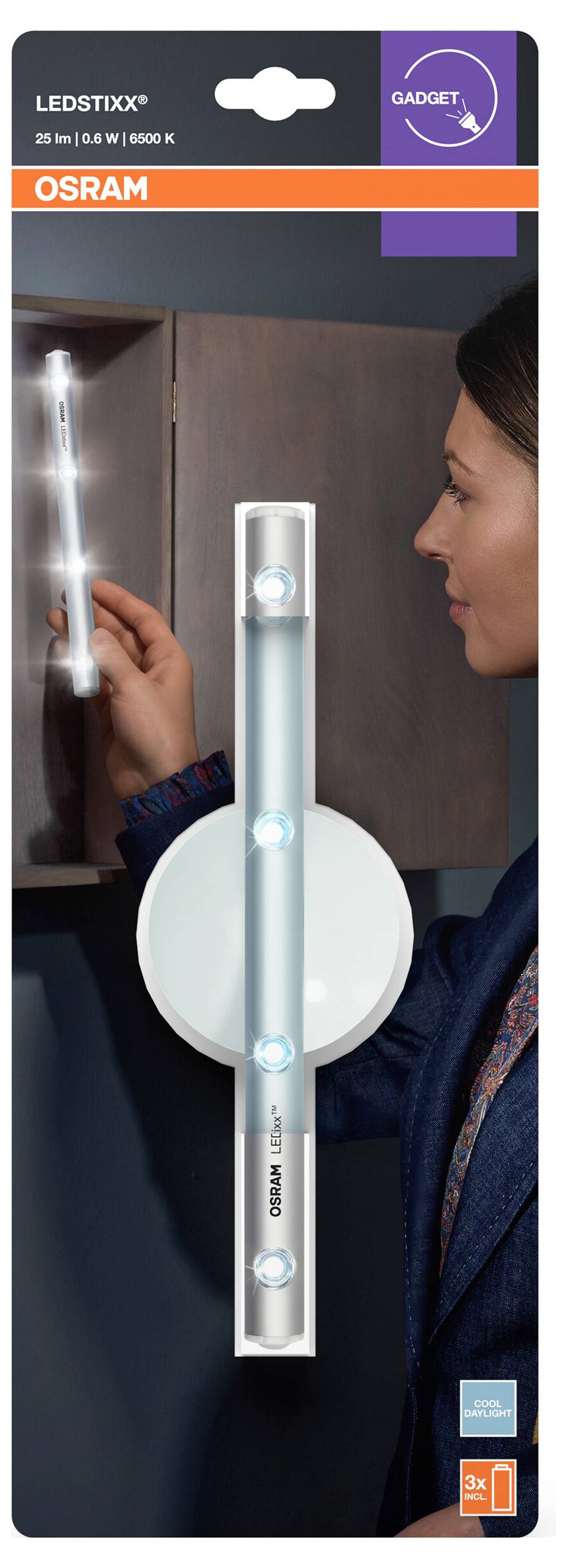 OSRAM HOMELIGHTING LEDstixx Silver 4099854497575 Außenstrahler