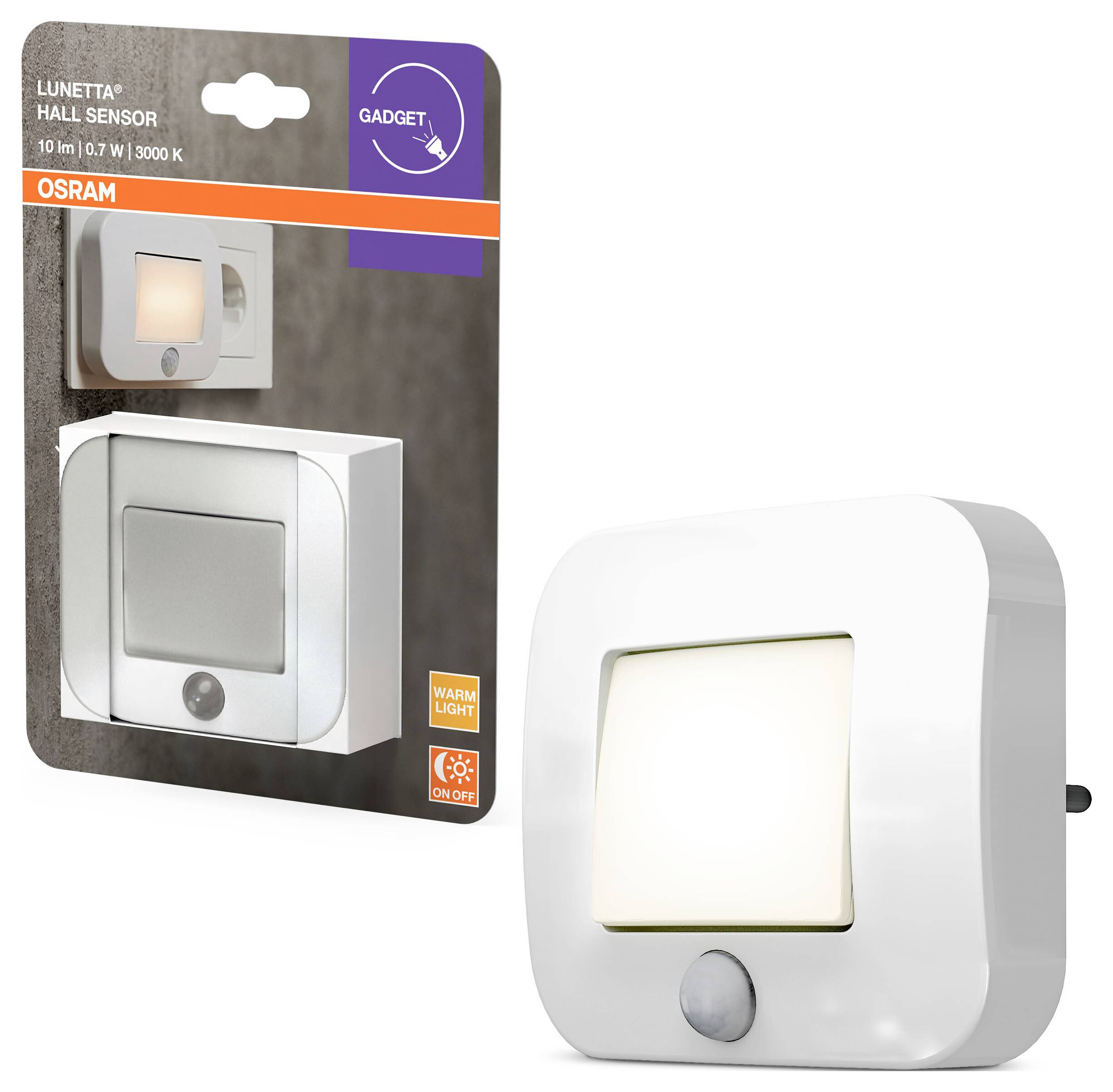 OSRAM HOMELIGHTING Lunetta Hall Sensor White 4099854532153 LED-Nachtlicht