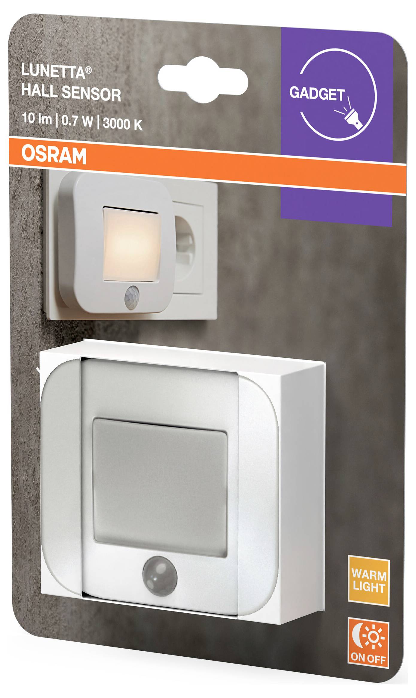 OSRAM HOMELIGHTING Lunetta Hall Sensor White 4099854532153 LED-Nachtlicht