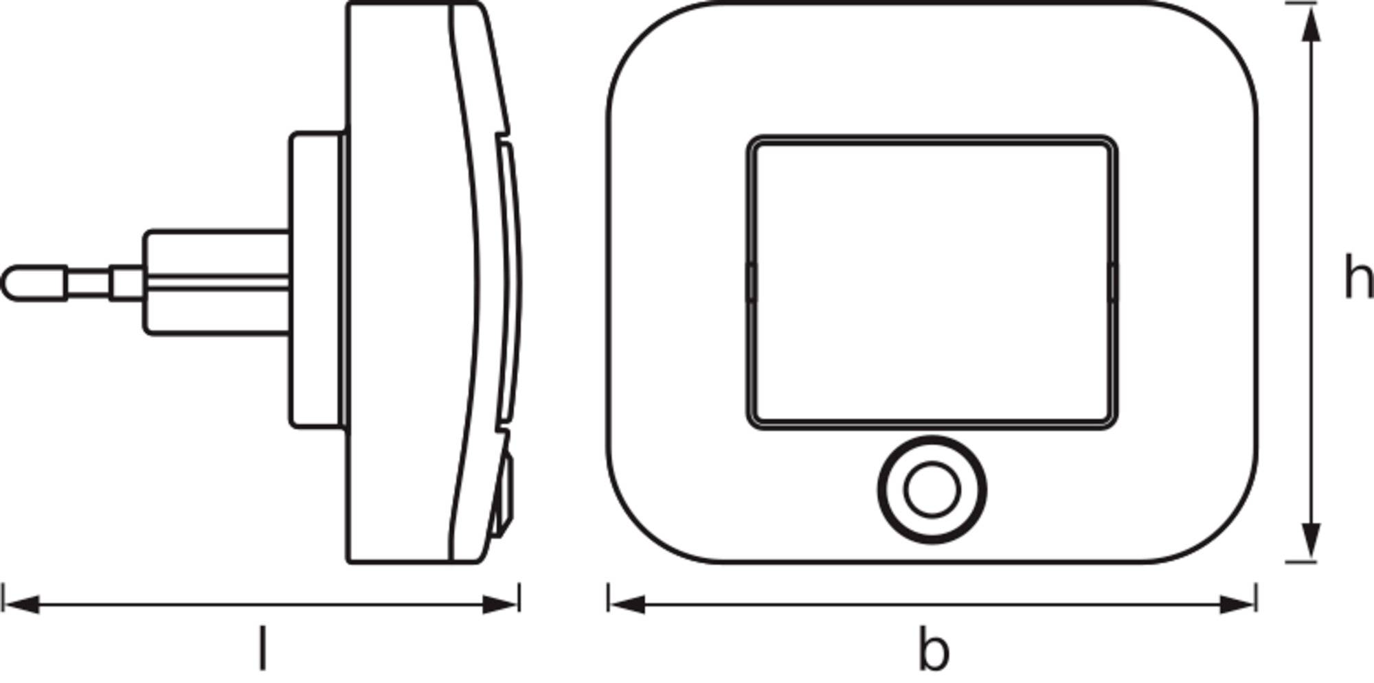 OSRAM HOMELIGHTING Lunetta Hall Sensor White 4099854532153 LED-Nachtlicht