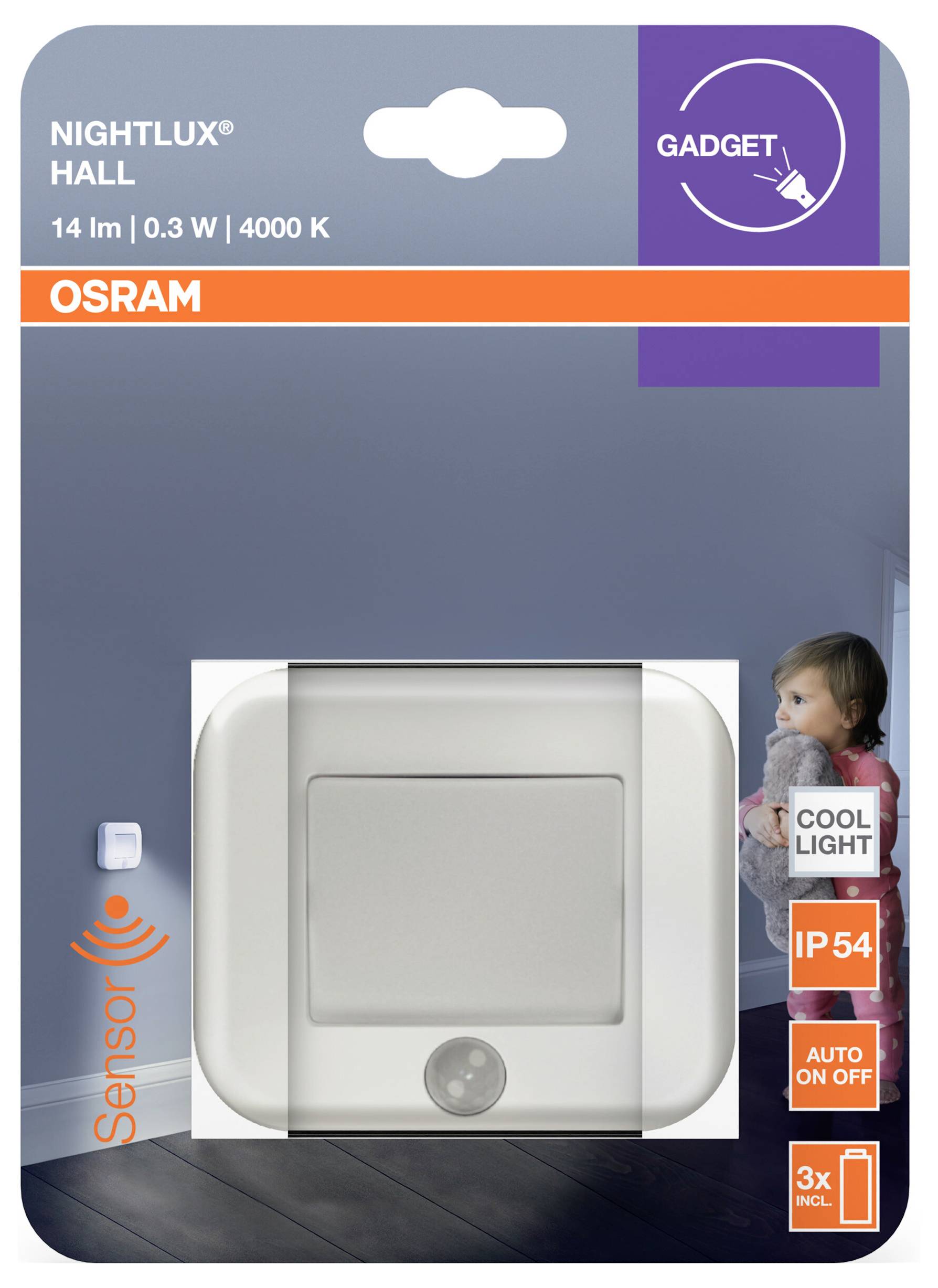 OSRAM HOMELIGHTING NIGHTLUX Hall White 4099854530999 LED-Nachtlicht