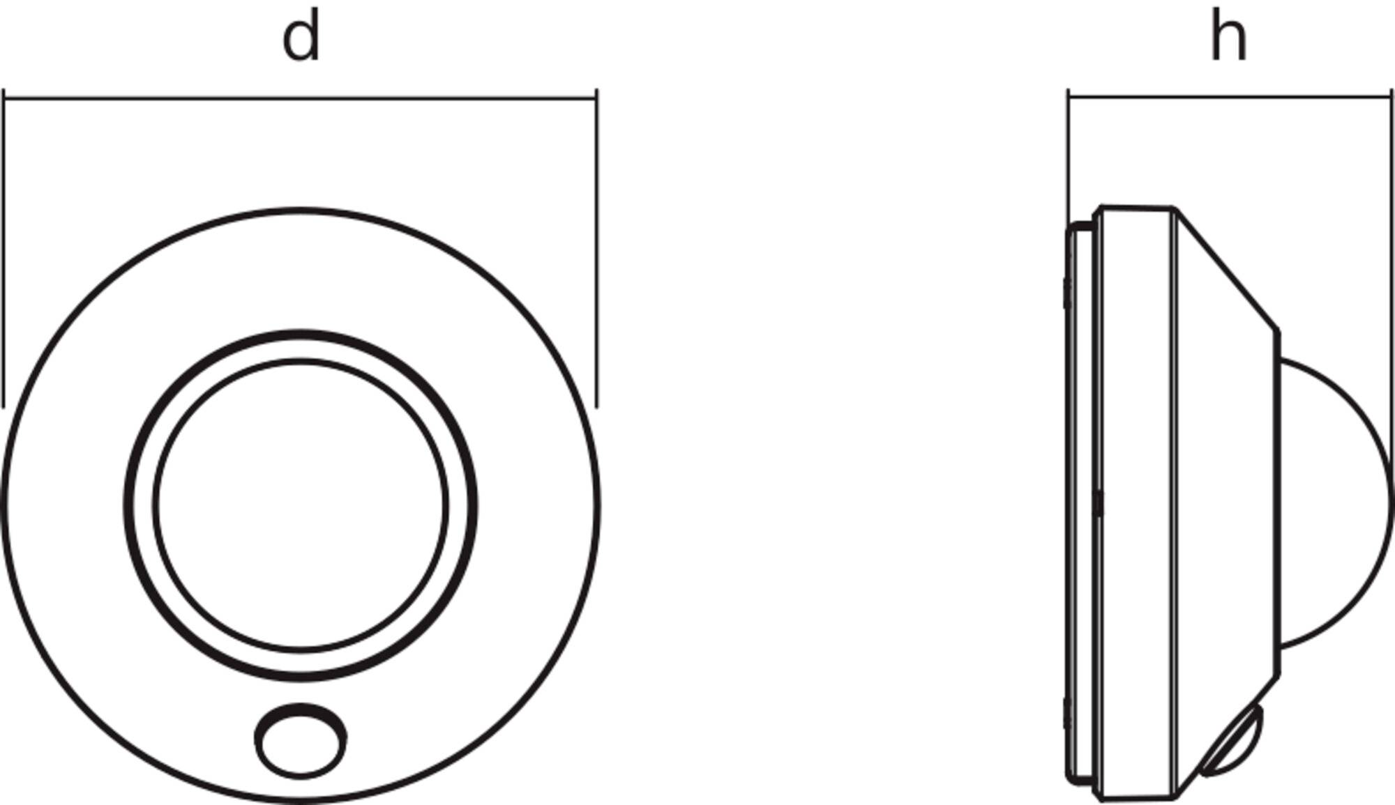 OSRAM HOMELIGHTING NIGHTLUX Ceiling White 4099854530807 LED-Nachtlicht Kaltweiß Weiß