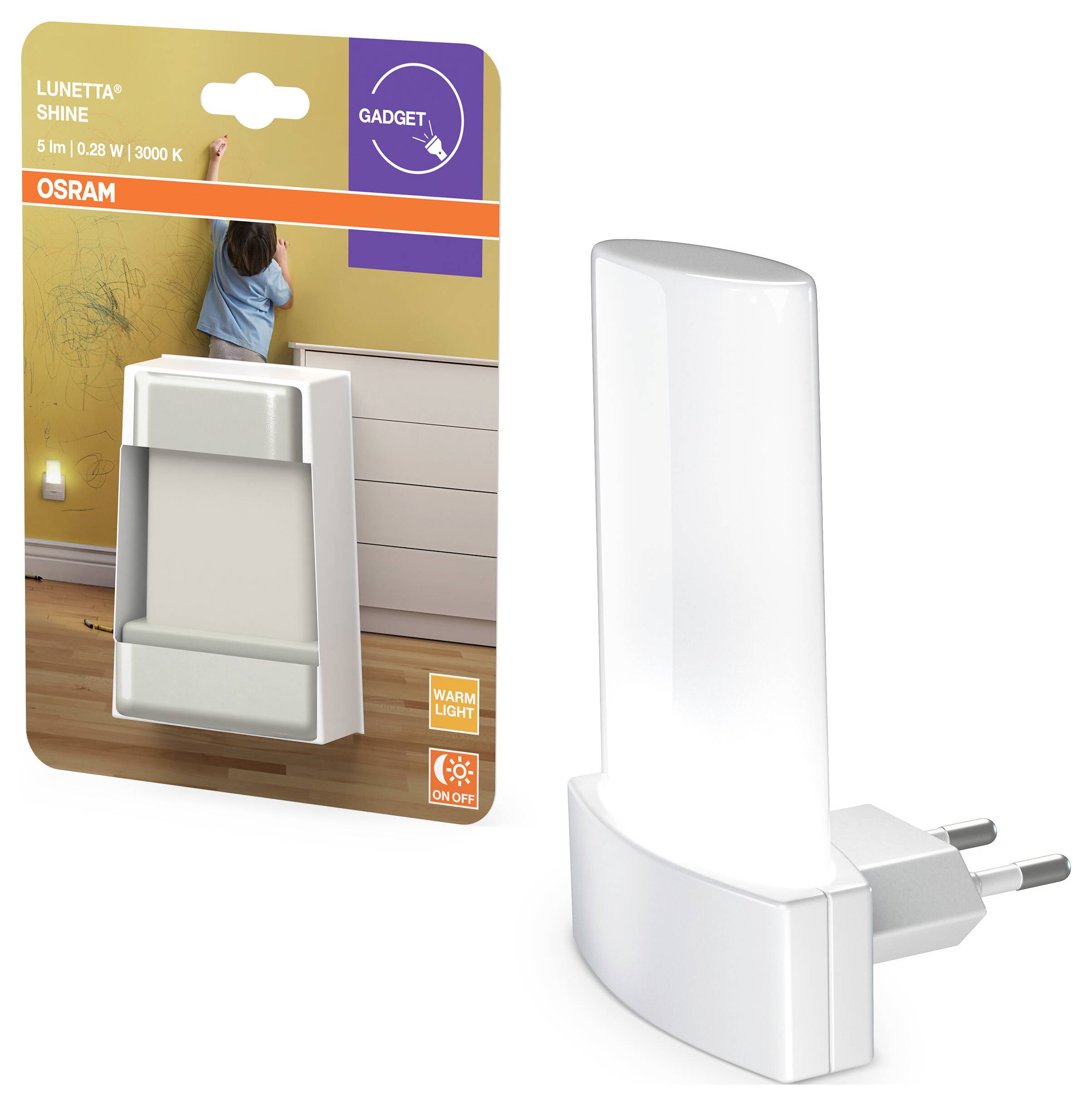 OSRAM HOMELIGHTING Lunetta Shine White 4099854530654 LED-Nachtlicht