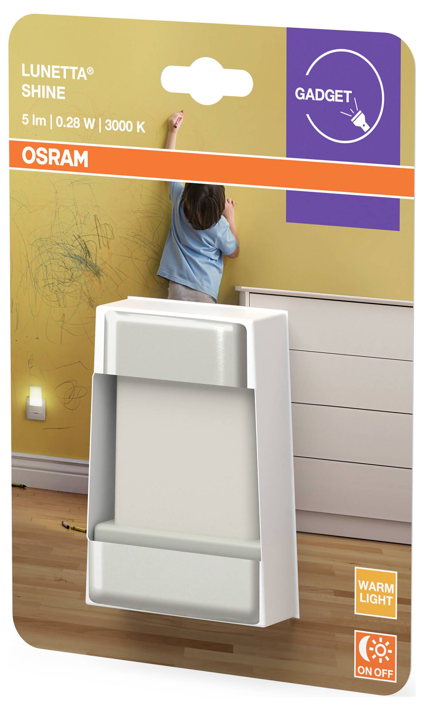 OSRAM HOMELIGHTING Lunetta Shine White 4099854530654 LED-Nachtlicht