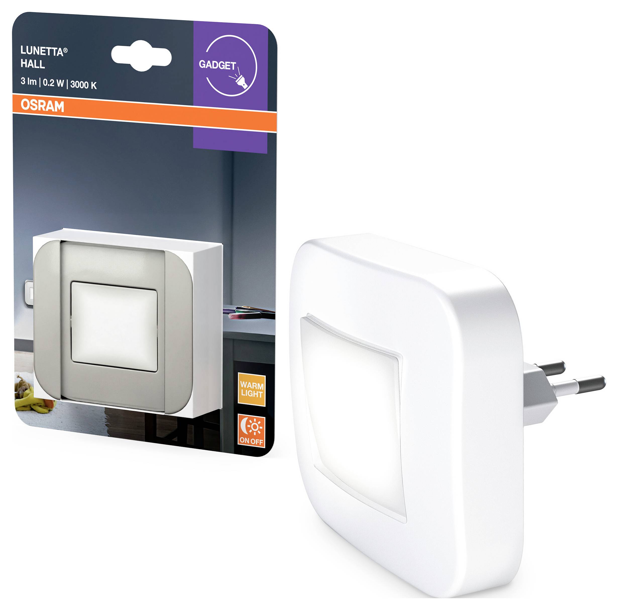 OSRAM HOMELIGHTING Lunetta Hall White 4099854532191 LED-Nachtlicht