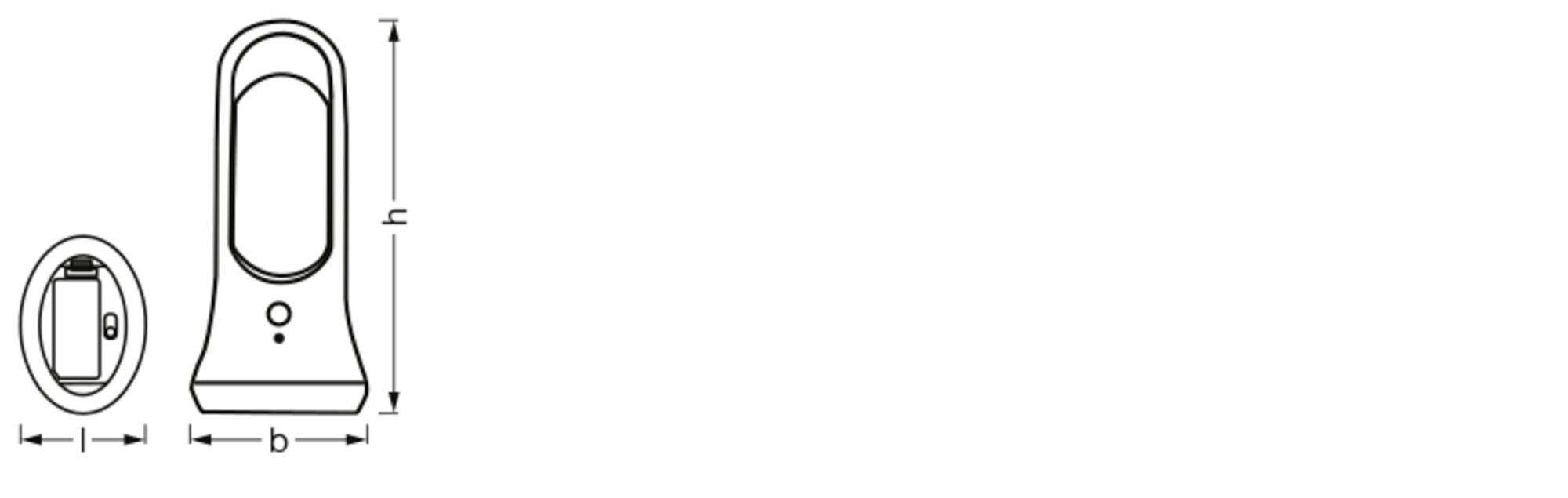 OSRAM HOMELIGHTING NIGHTLUX MOBILE LANTERN 4099854530876 LED-Nachtlicht