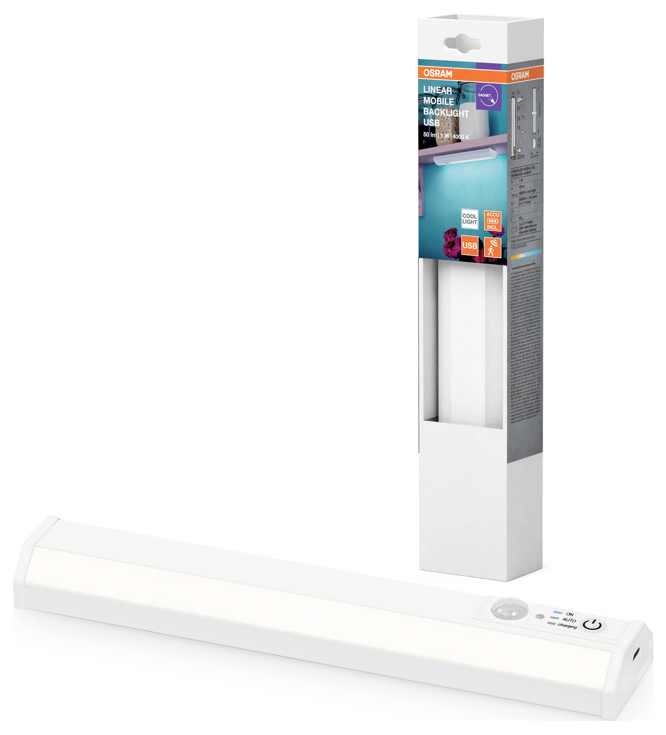 OSRAM HOMELIGHTING Linear LED Mobile Backlight sensor 200mm LED-Unterbauleuchte mit Bewegungsmelder