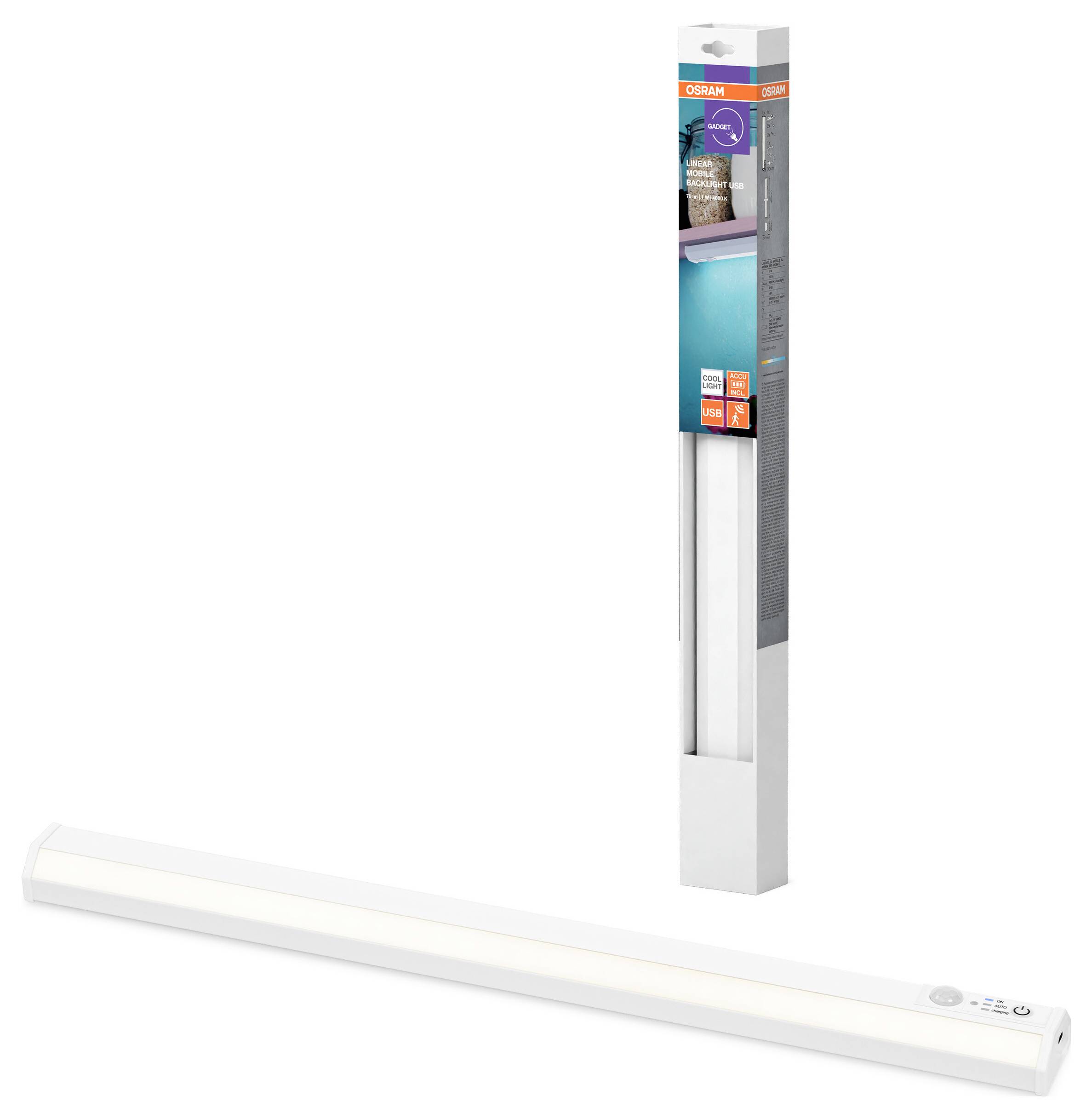 OSRAM HOMELIGHTING Linear LED Mobile Backlight sensor 400mm LED-Unterbauleuchte mit Bewegungsmelder
