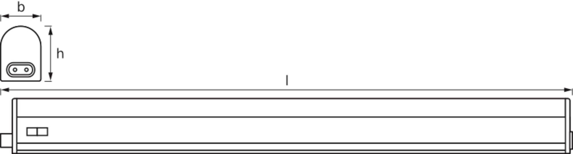 OSRAM HOMELIGHTING LED Switch Batten 300 mm 4 W 4000 K LED-Unterbauleuchte