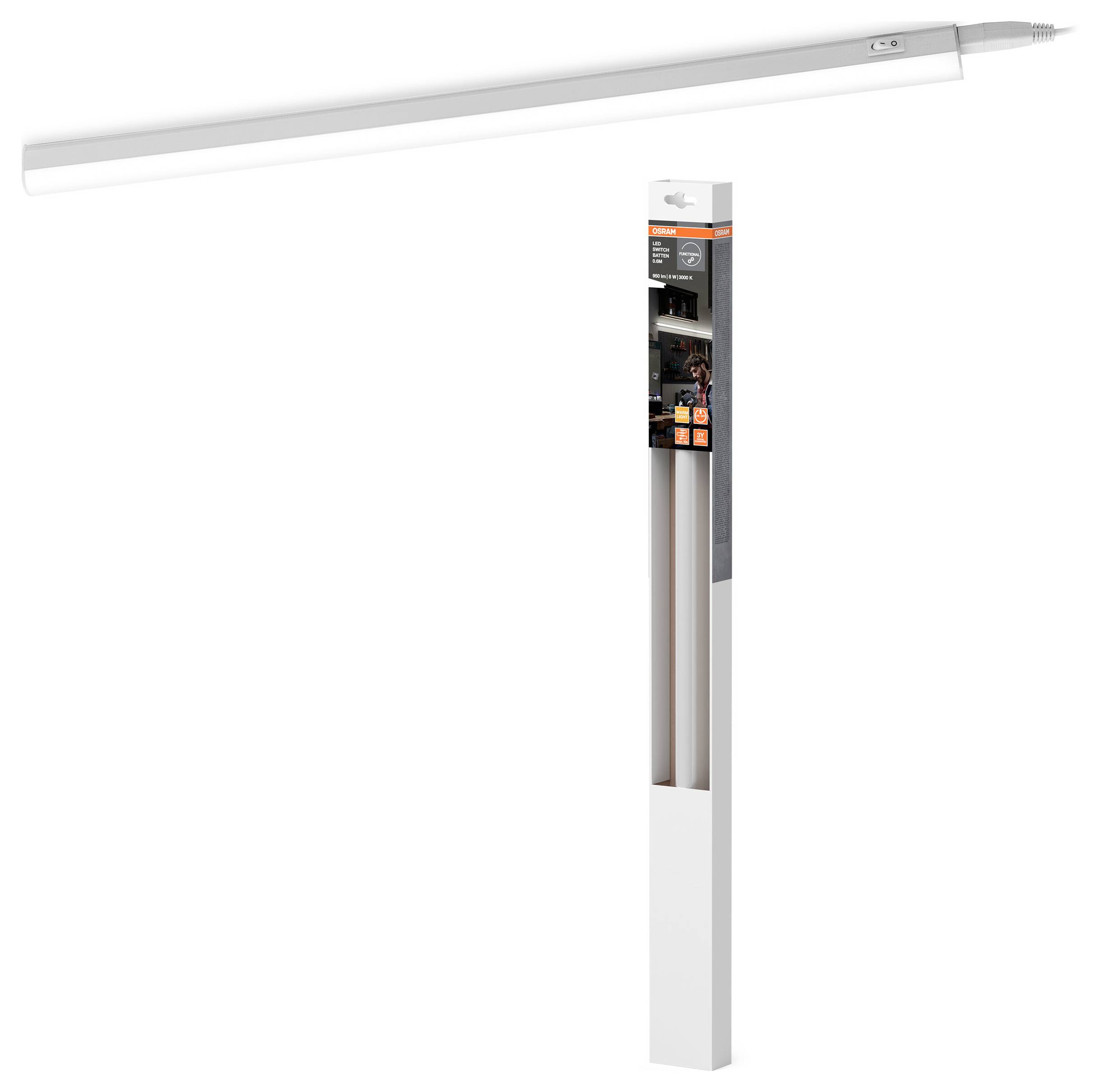 OSRAM HOMELIGHTING LED Switch Batten 600mm 8W 3000 K LED-Unterbauleuchte