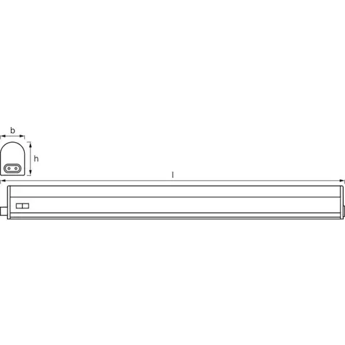 OSRAM HOMELIGHTING LED Switch Batten 600mm 8W 3000 K LED-Unterbauleuchte OSRAM HOMELIGHTING LED Switch Batten 600mm 8W 3000 K LED-Unterbauleuchte