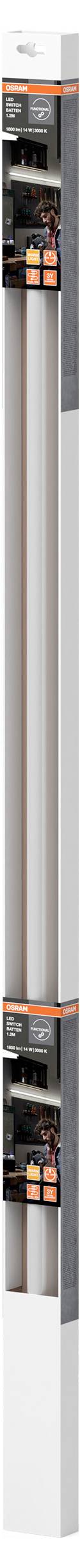 OSRAM HOMELIGHTING LED Switch Batten 1200mm 14W 3000 K LED-Unterbauleuchte