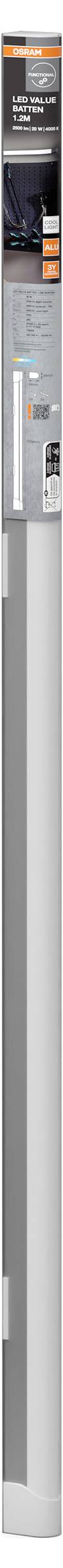 OSRAM HOMELIGHTING LED Value Batten 1200mm 20W 4000 K LED-Lichtleiste