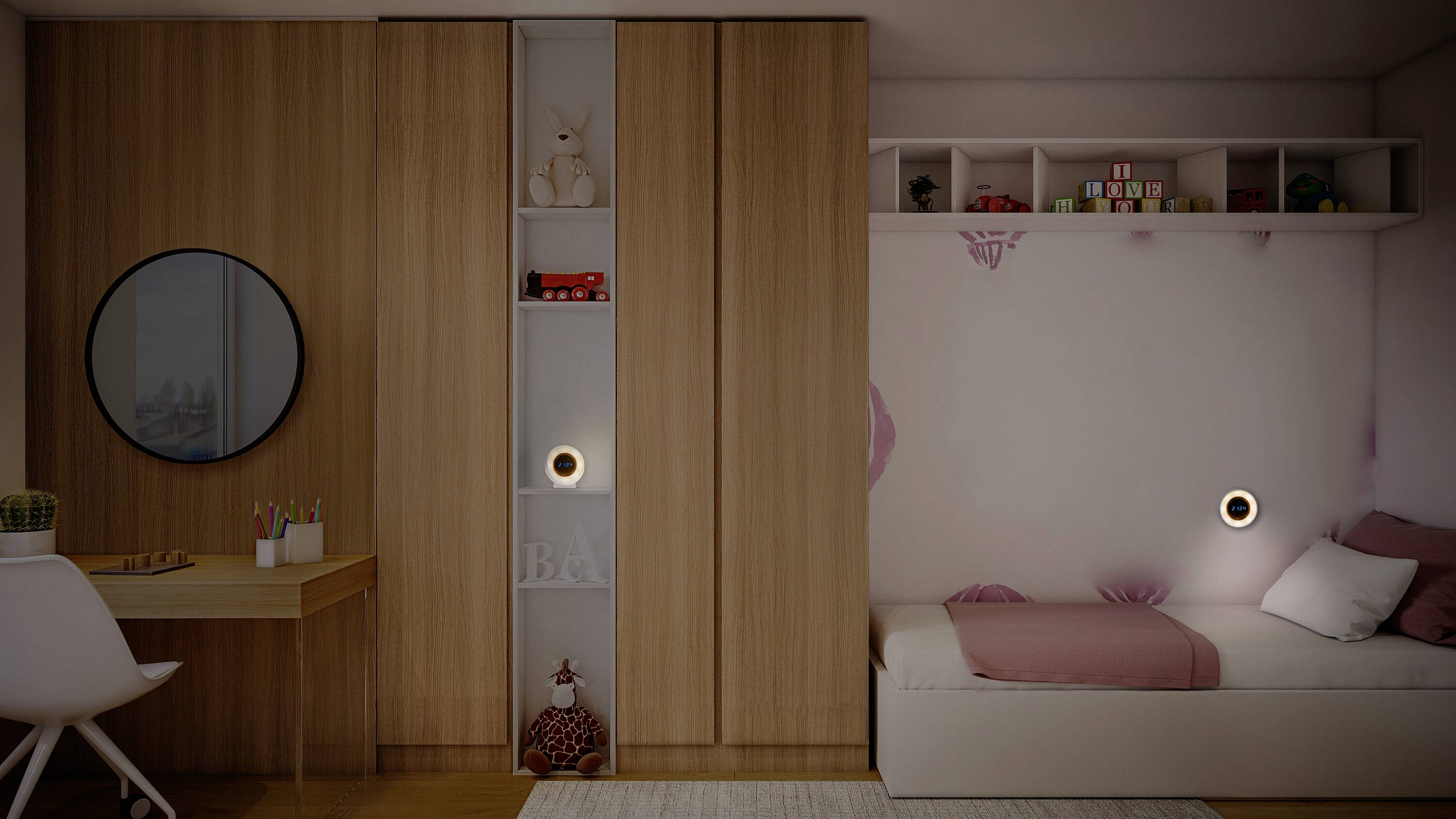 OSRAM HOMELIGHTING Nightlux Clock 0.3W 4099854530838 LED-Nachtlicht