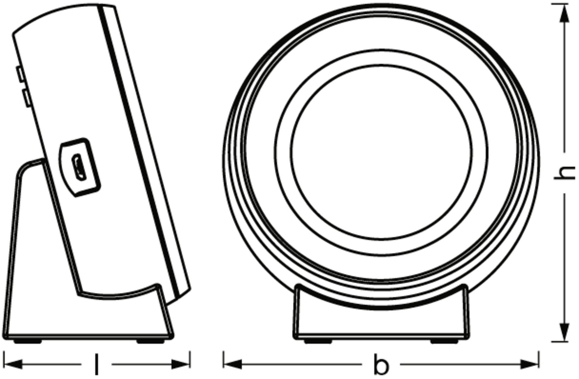 OSRAM HOMELIGHTING Nightlux Clock 0.3W 4099854530838 LED-Nachtlicht