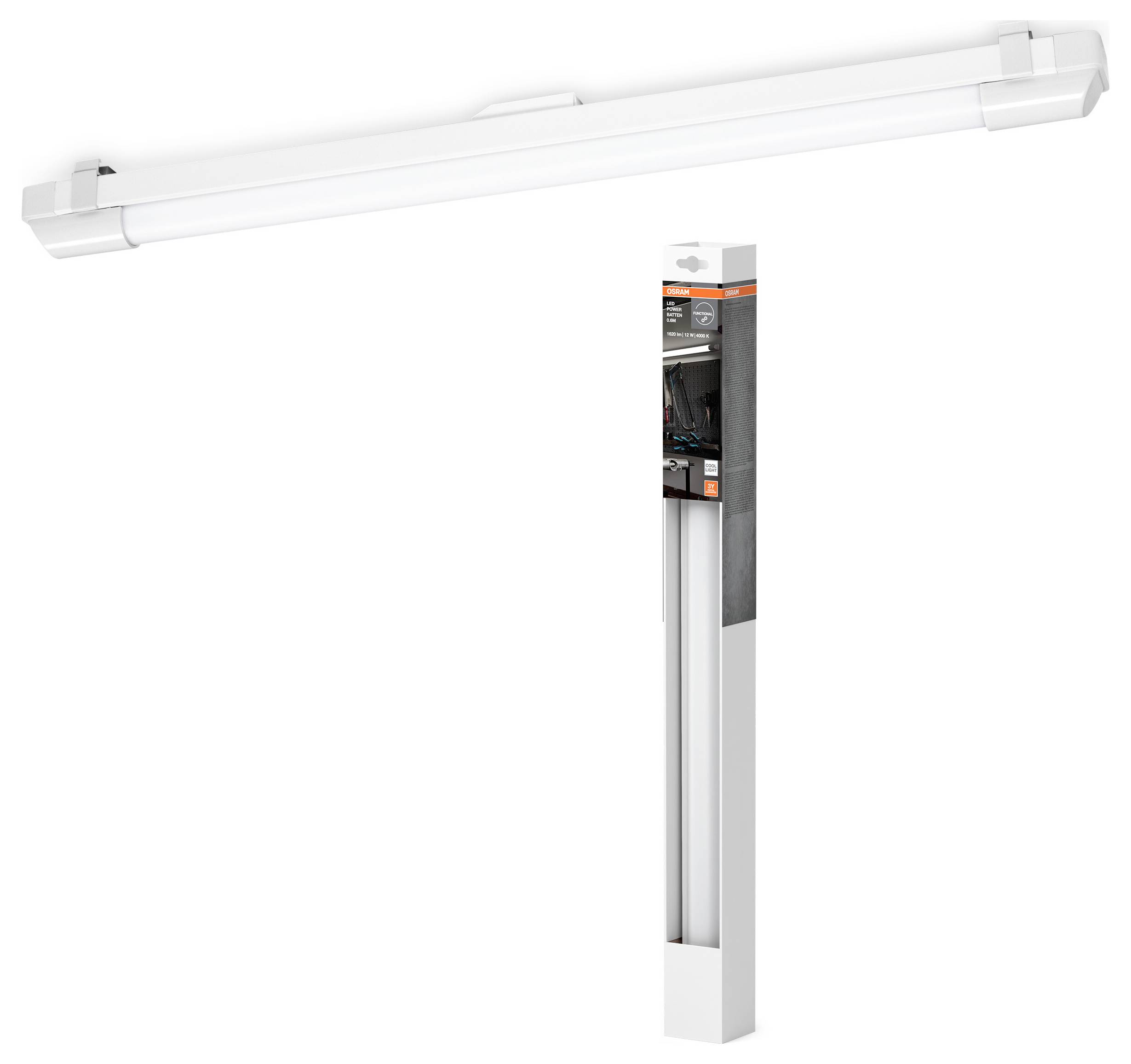OSRAM HOMELIGHTING LED Power Batten 600 mm 12 W 4000 K LED-Lichtleiste