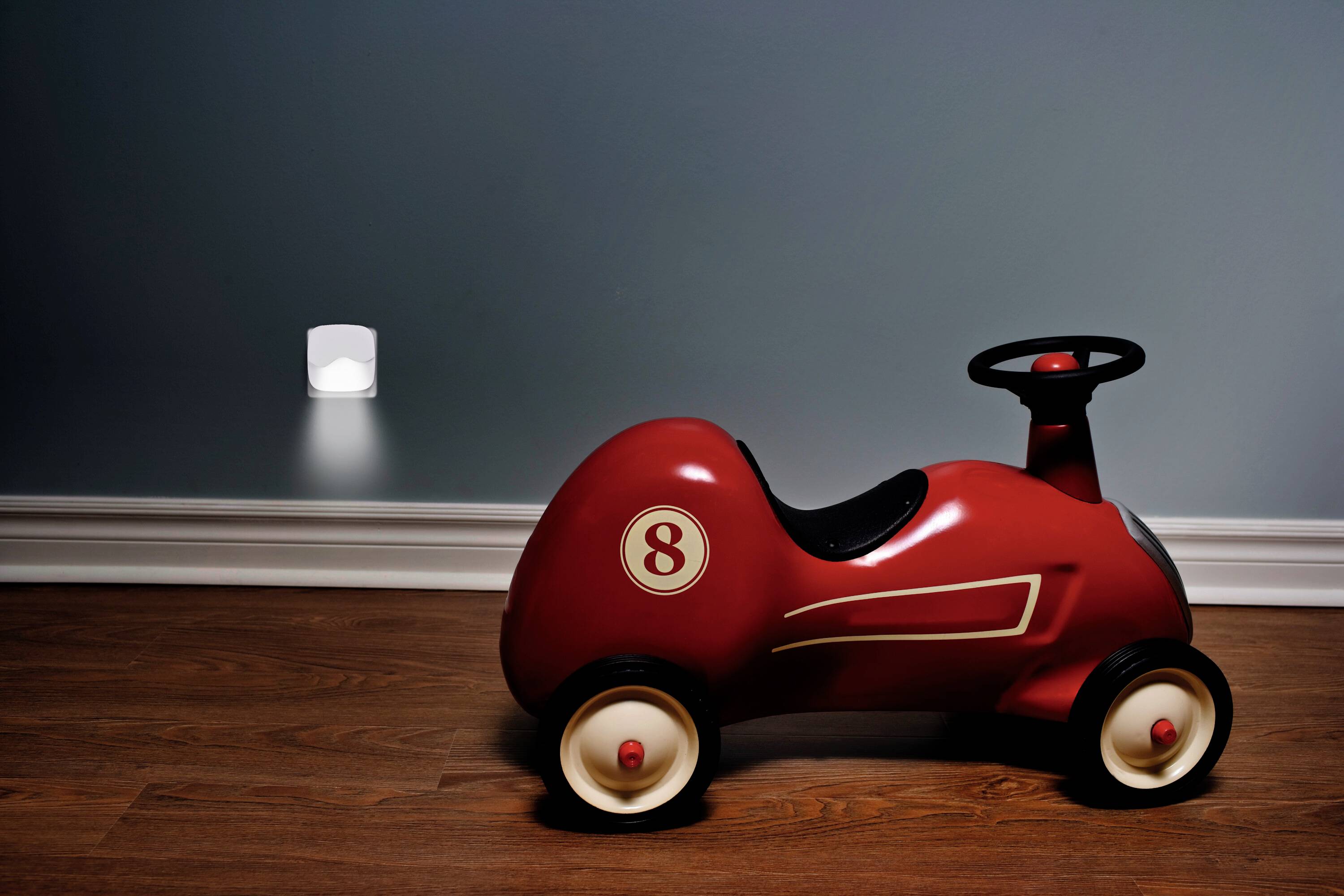 OSRAM HOMELIGHTING LUNETTA Wave White LED-Nachtlicht mit Dämmerungssensor