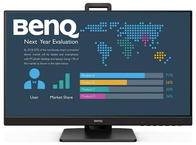 BenQ BL2486TC LCD-Monitor EEK E (A - G) 60.5cm (23.8 Zoll) 1920 x 1080 Pixel 16:9 5 ms HDMI®, DisplayPort, USB-C®, USB-A (USB 3.2