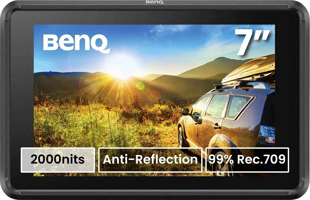 BenQ PVS7 LCD-Monitor 17.8cm (7 Zoll) 1920 x 1200 Pixel 16:10 30 ms HDMI®, Kopfhörer-Buchse, microSD IPS LCD