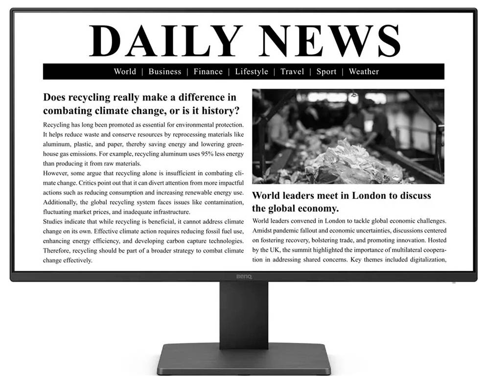 BenQ GW2791 LCD-Monitor EEK E (A - G) 68.6cm (27 Zoll) 1920 x 1080 Pixel 16:9 5 ms HDMI®, DisplayPort, Kopfhörer-Buchse IPS LCD