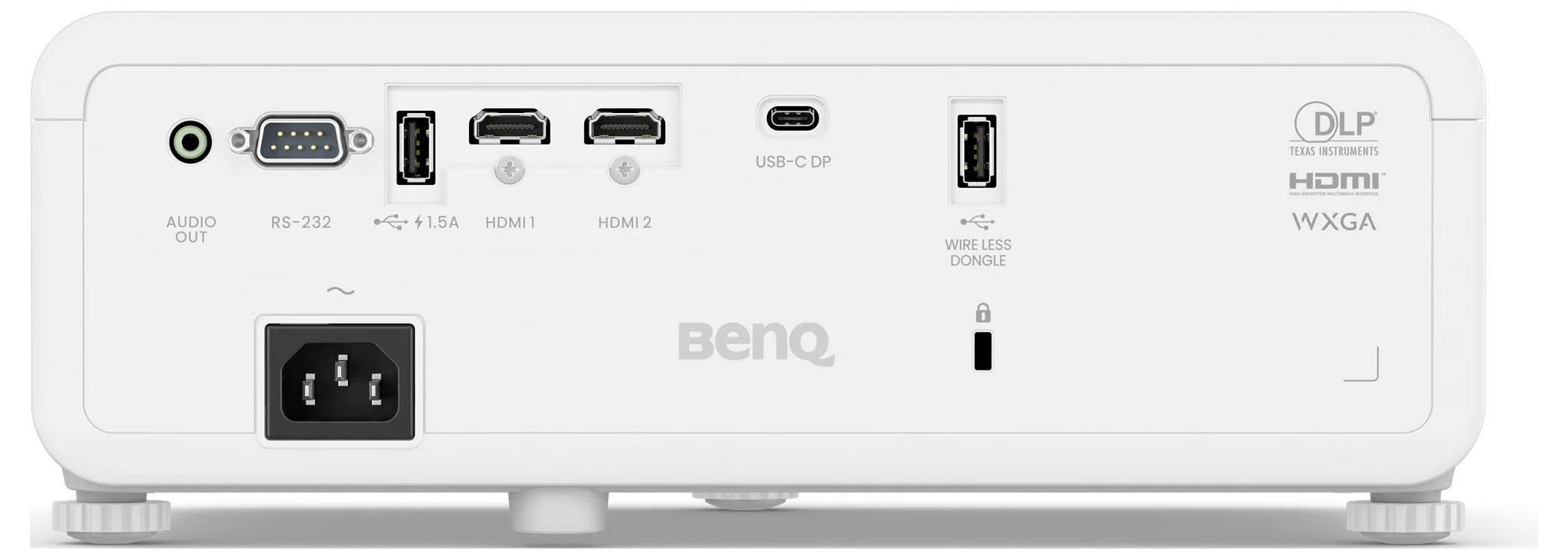 BenQ Beamer LW650 DLP 4000lm 4K unterstützt, automatische Trapezkorrektur, mit Fernbedienung