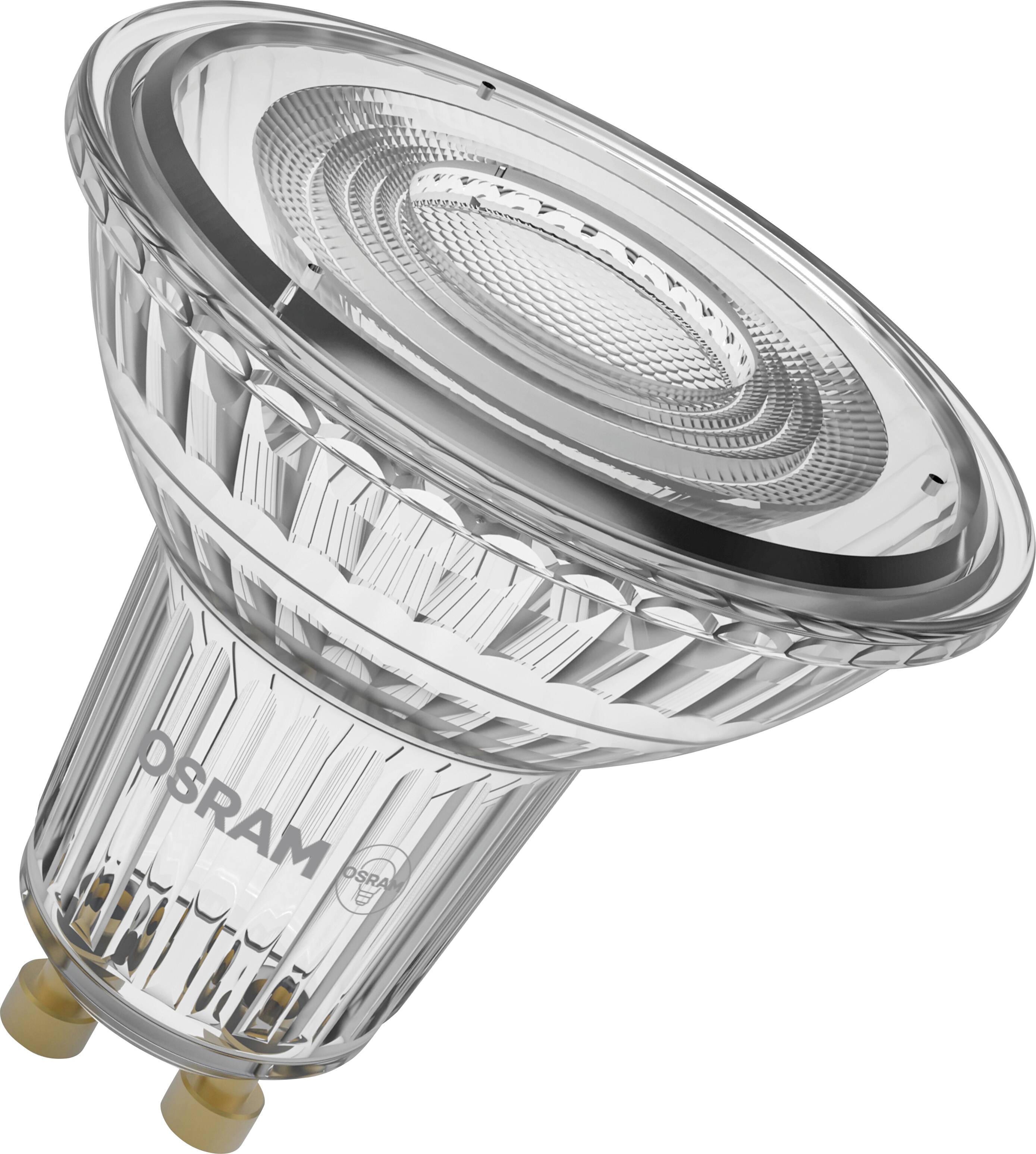 OSRAM HOMELIGHTING 4099854456930 LED-Reflektorlampe EEK E (A - G) GU10 6.1 W Warmweiß (Ø x H) 50.00 mm x 50.00 mm 1 St.