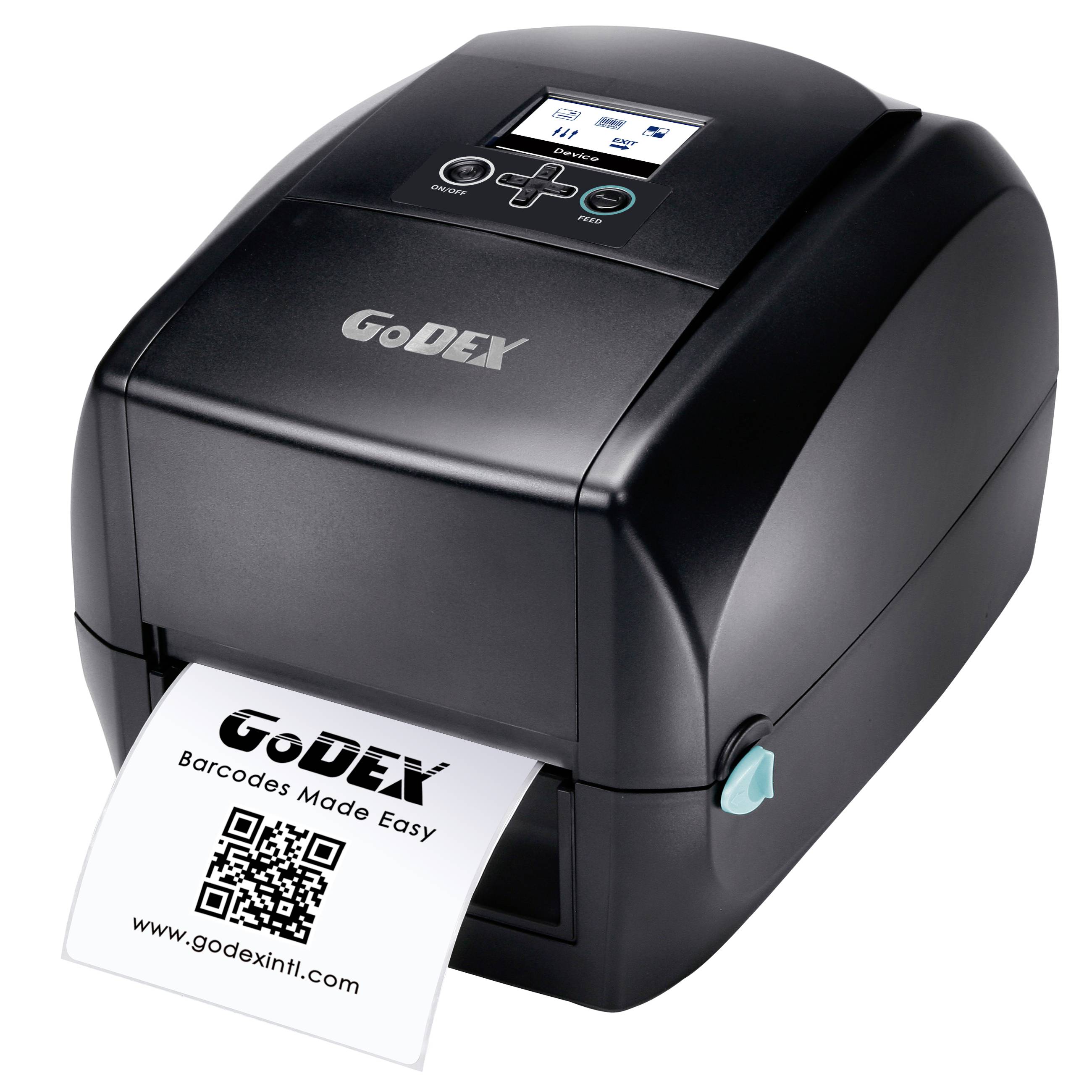 Godex RT730i Pro Etikettendrucker Thermodirekt, Thermotransfer 300 x 300 dpi Etikettenbreite (max.): 118mm USB, RS-232, LAN