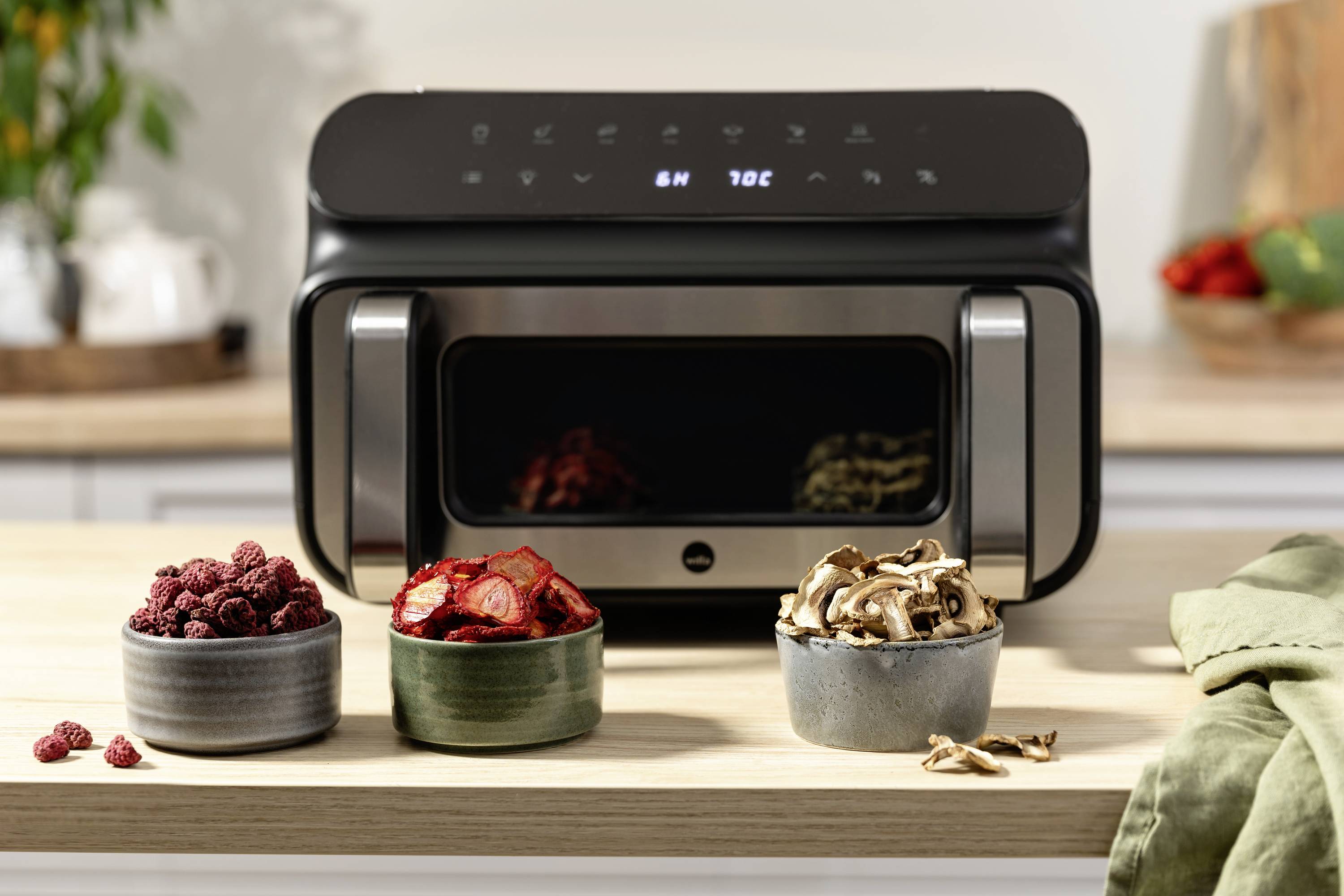 Wilfa Dualfry Grill AFG-10 Heißluft-Fritteuse 10l 1600W